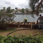 2015 Sea Wall Repair Concrete Pour